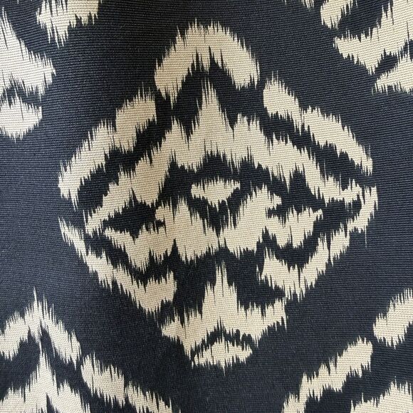 Talbots Collection Cotton/Silk Blend Skirt, Black & Tan, 12 - Picture 3 of 8